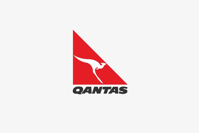 Qantas logo from 1984 to 2007